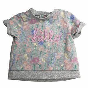 Cherokee Hello Floral Sweater Shirt